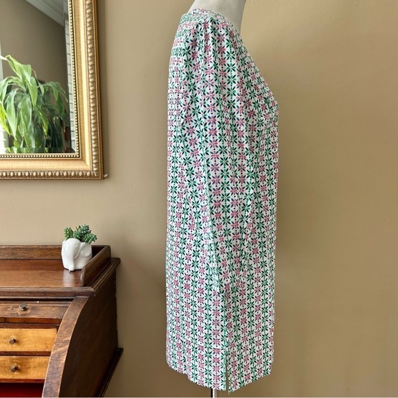 Boden Roberta Kaftan in Ivory Plumeria Dress Tunic Beach Cover Up Size 8 NWT - Picture 7 of 12